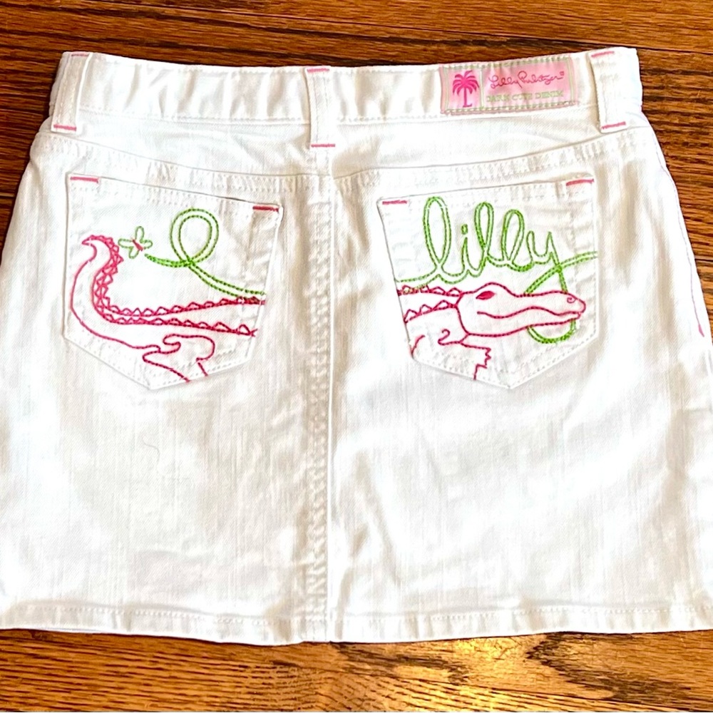 Girls Lilly Pulitzer Pink and White Short